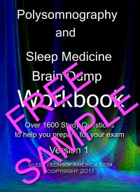 FREE SAMPLE of PSG & Sleep Med Workbook